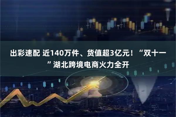 出彩速配 近140万件、货值超3亿元！“双十一”湖北跨境电商火力全开