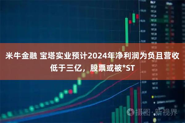 米牛金融 宝塔实业预计2024年净利润为负且营收低于三亿，股票或被*ST