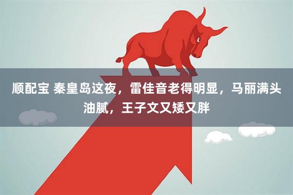 顺配宝 秦皇岛这夜，雷佳音老得明显，马丽满头油腻，王子文又矮又胖